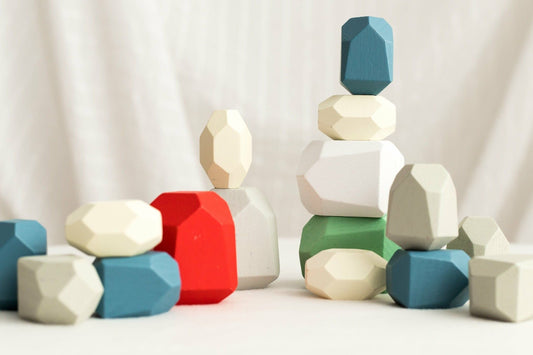 Wooden Stacking Stones