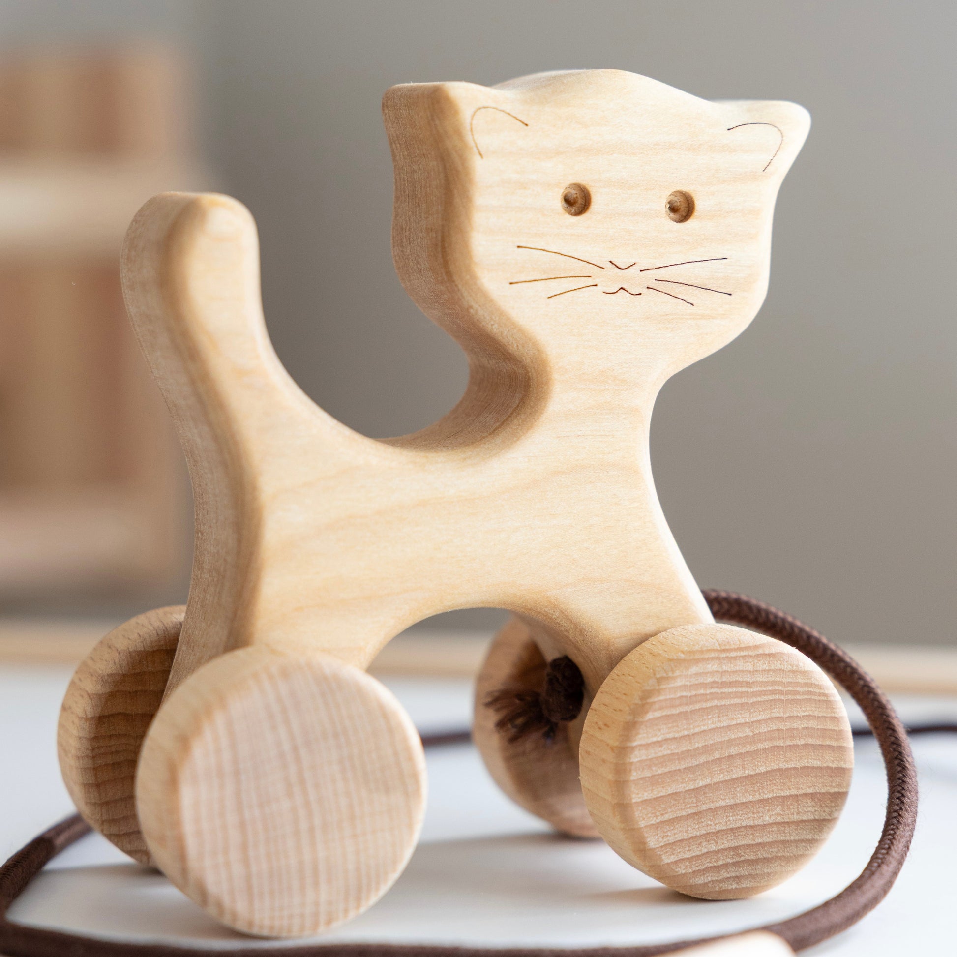 Wooden Pull Along Animal