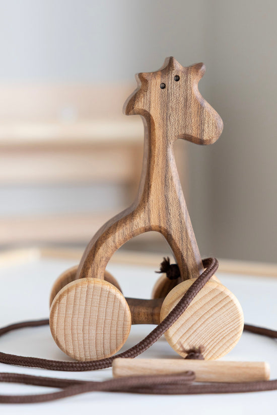 Wooden Pull Along Animal