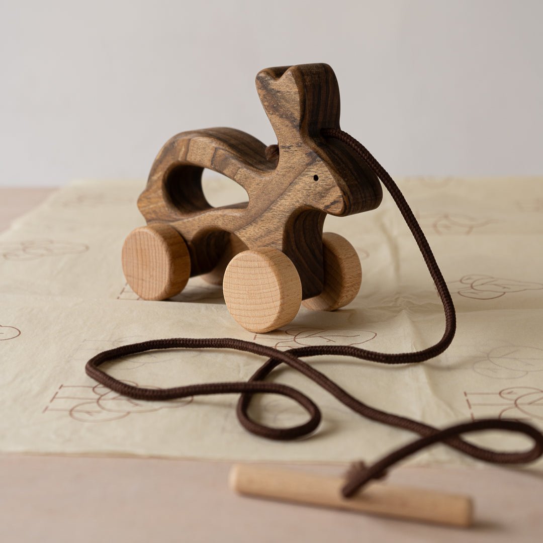 Wooden Pull Along Animal