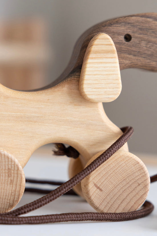 Wooden Pull Along Animal