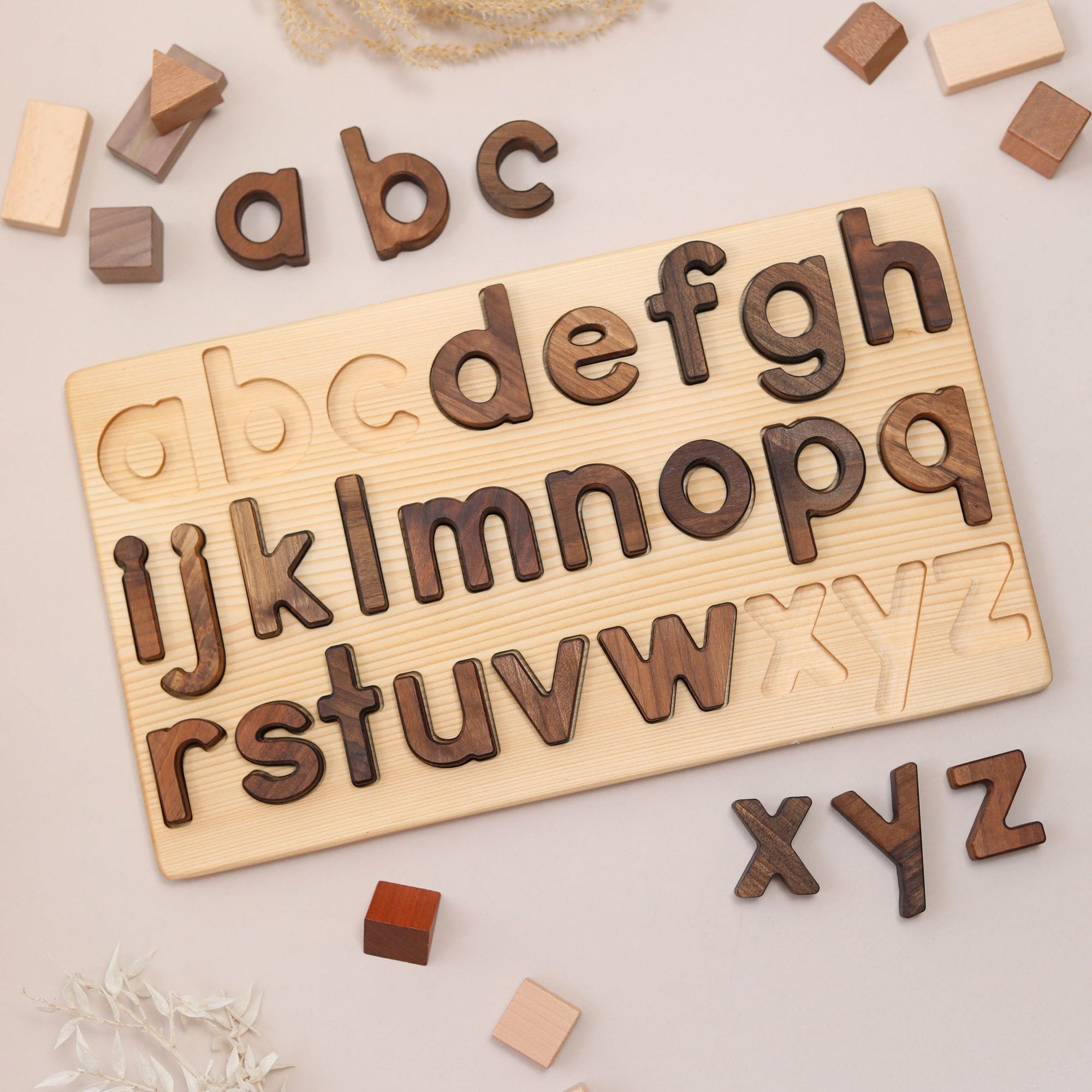 Alphabet Puzzle Board - Lower Case