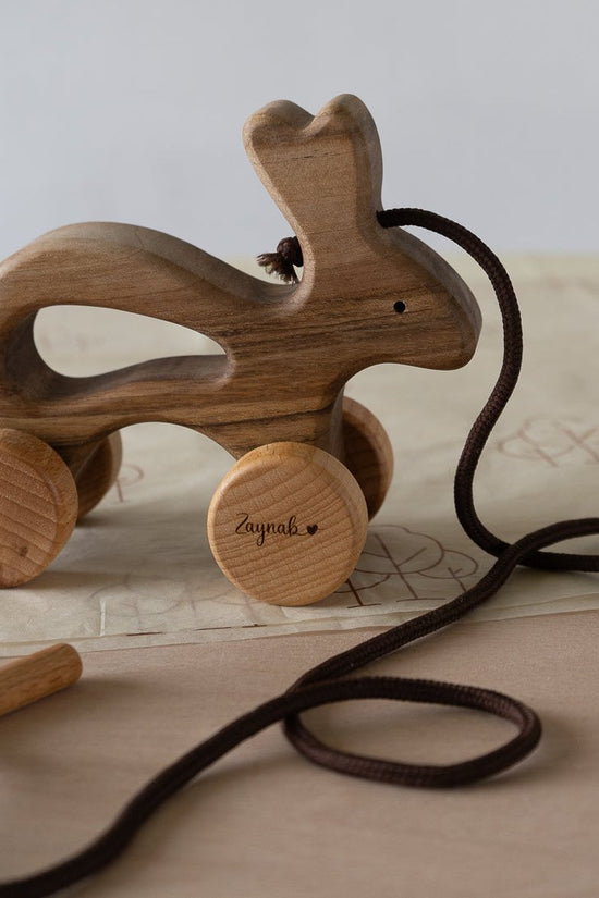Wooden Pull Along Animal