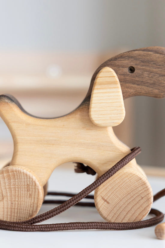 Wooden Pull Along Animal