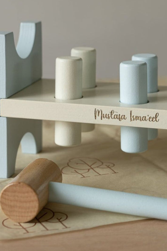 Blue Peg Hammer Bench