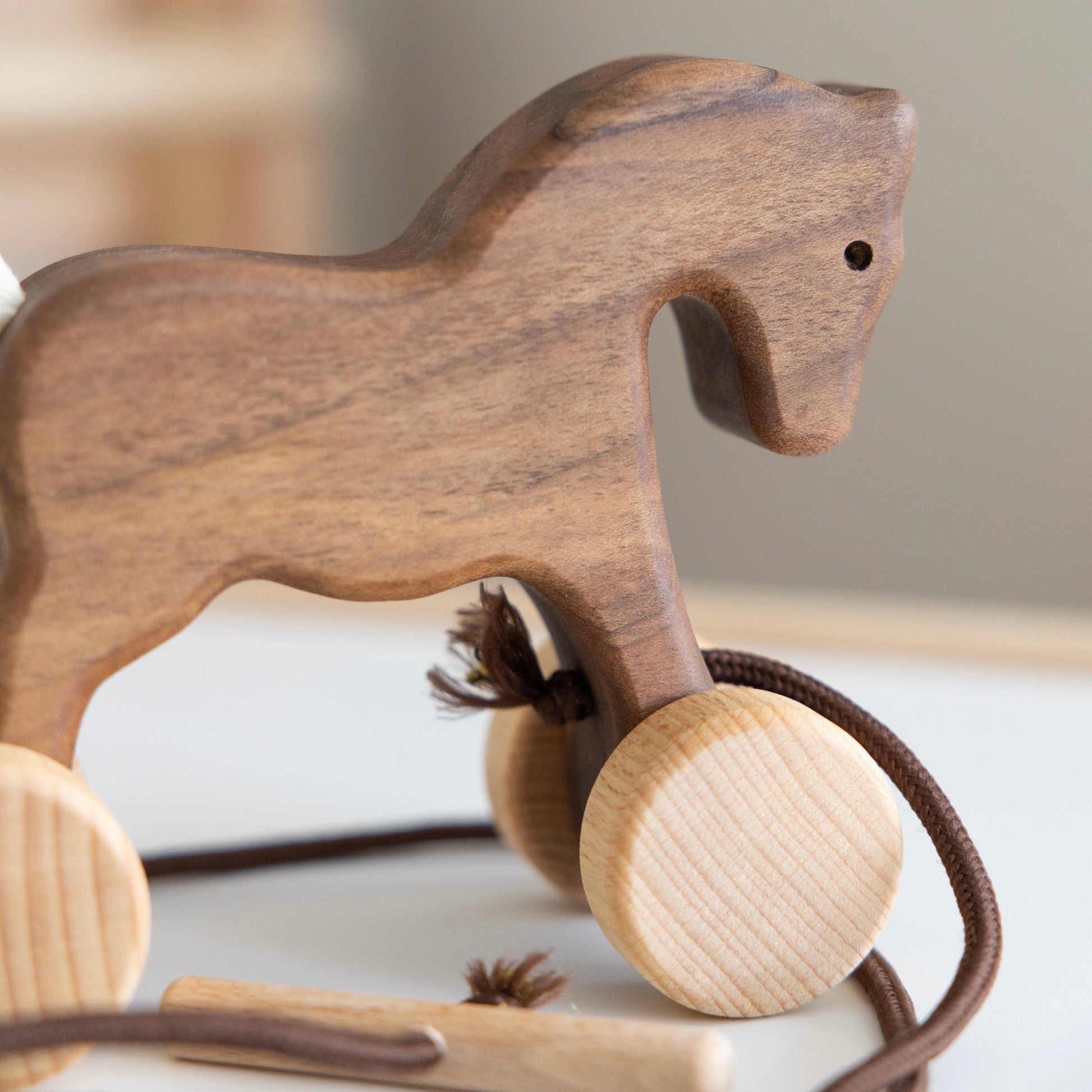 Wooden Pull Along Animal