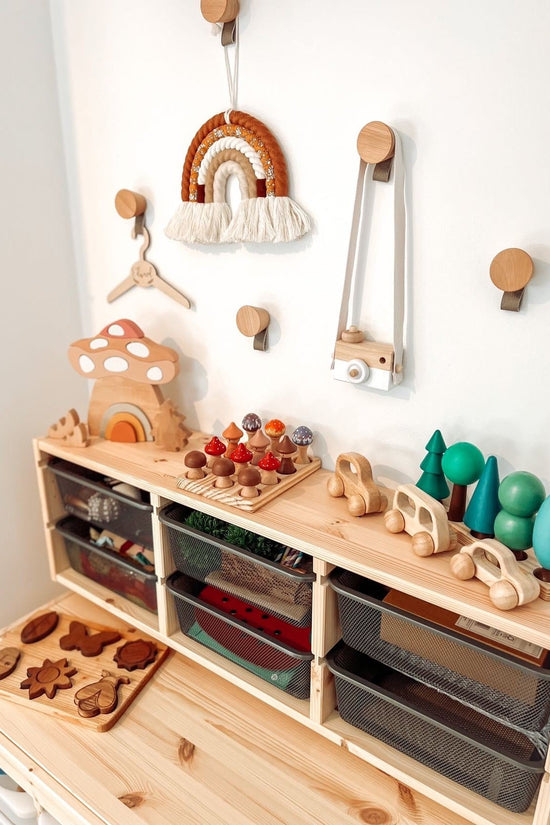 Mushroom House Stacker Puzzle