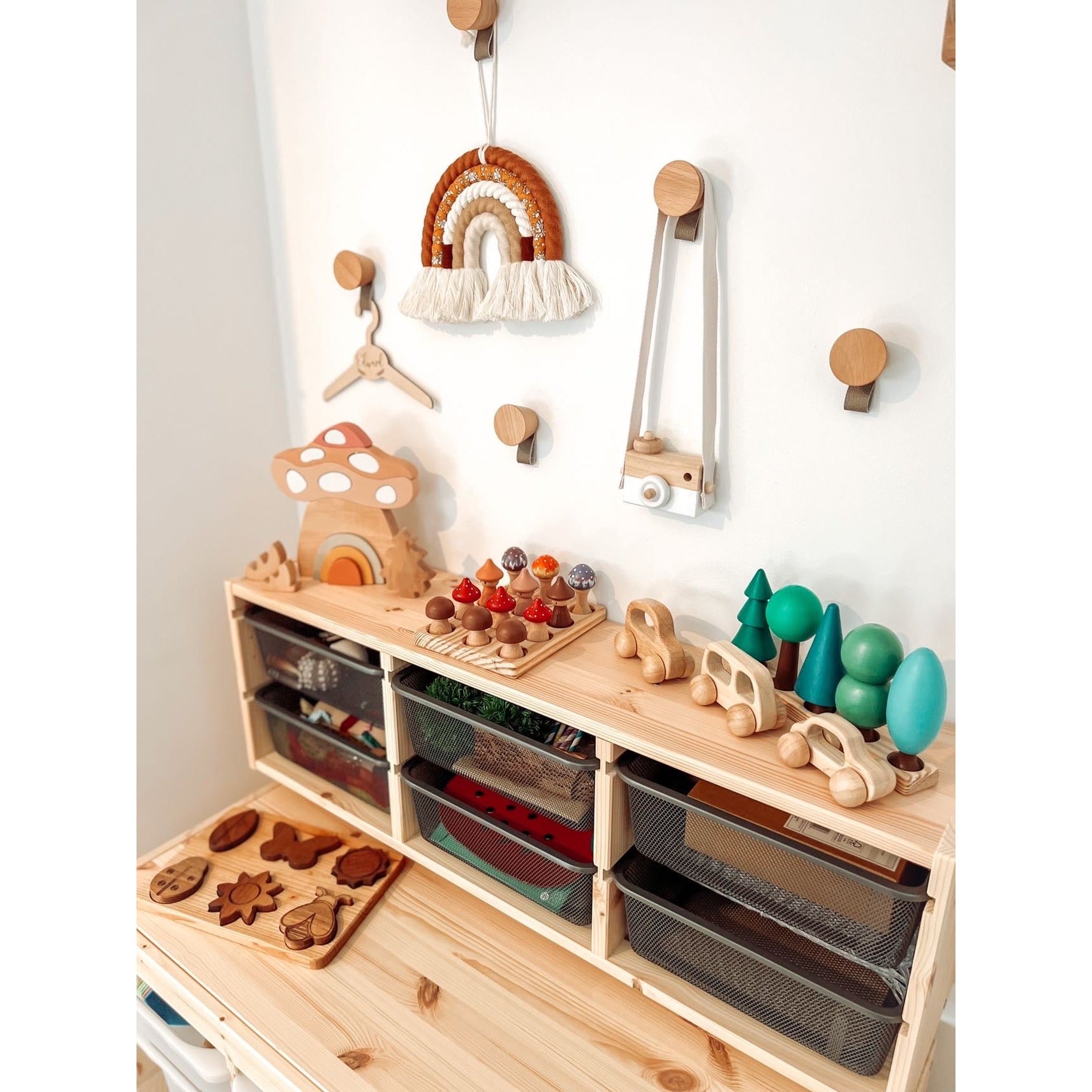 Mushroom House Stacker Puzzle