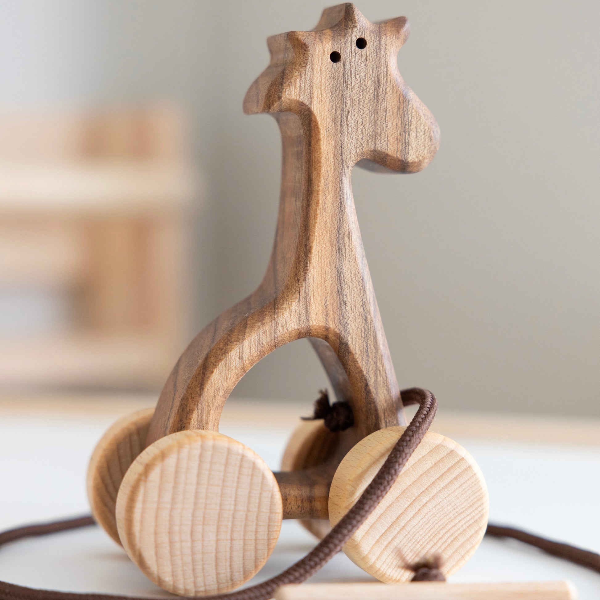 Wooden Pull Along Animal