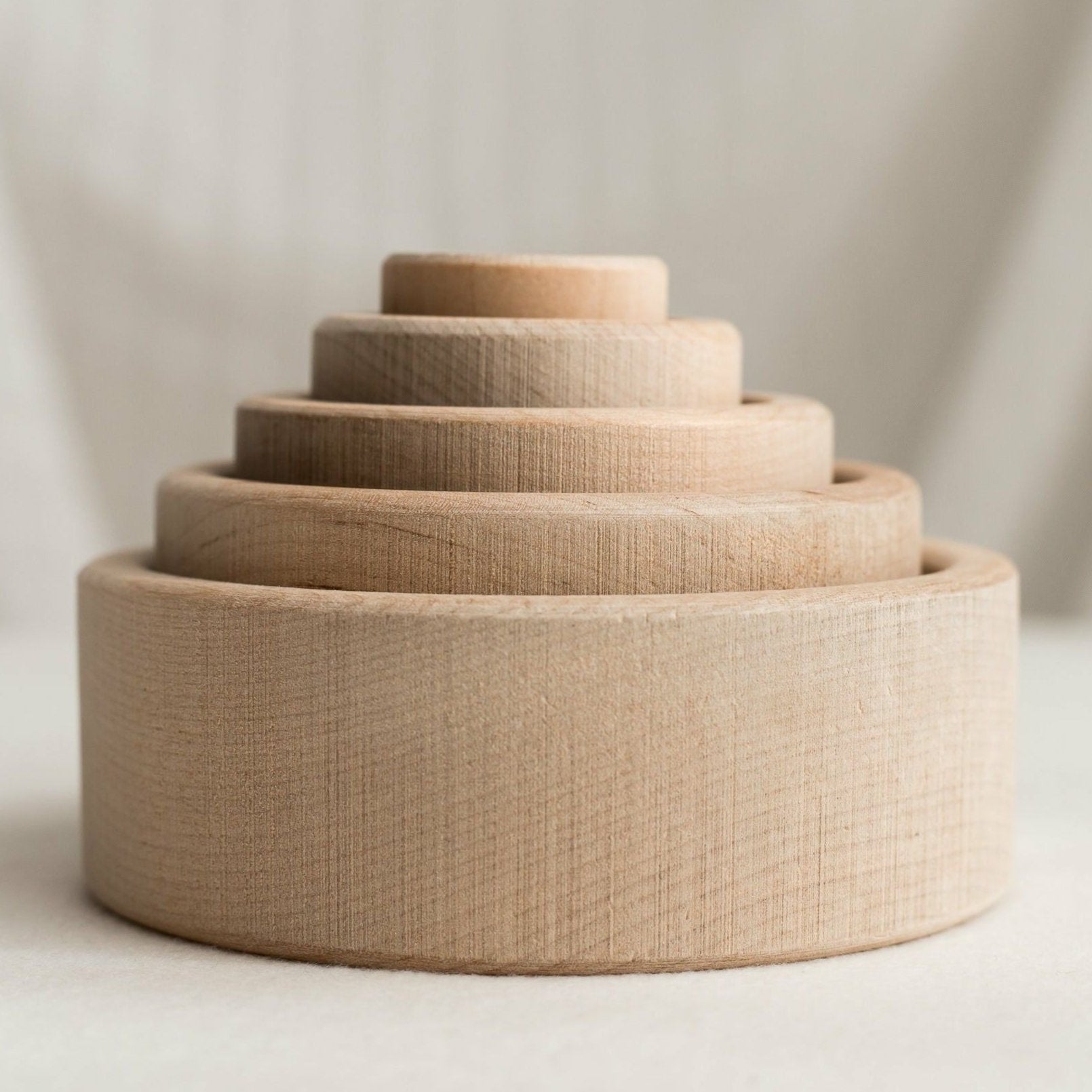 Baby Stacking Bowls, Wooden Stacking / Nesting Cups