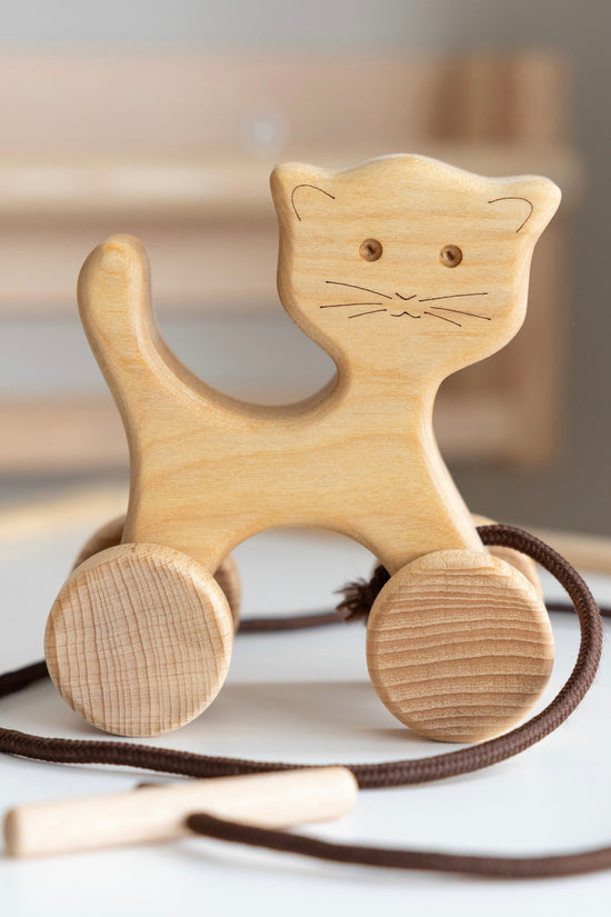 Wooden Pull Along Animal