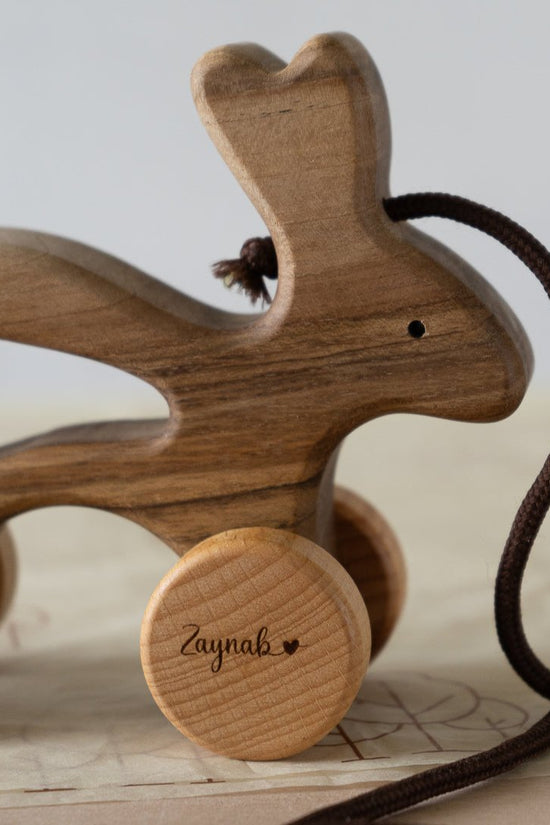 Wooden Pull Along Animal