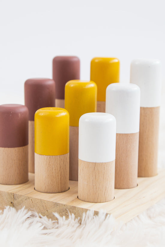 Forest Wooden Peg Board Sorter