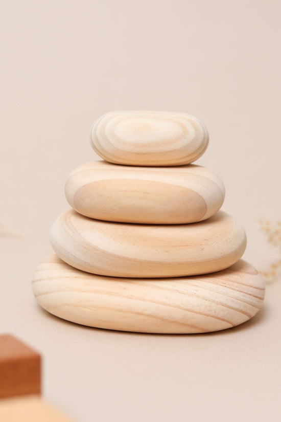 Natural Flat Pebble Stacking Stones