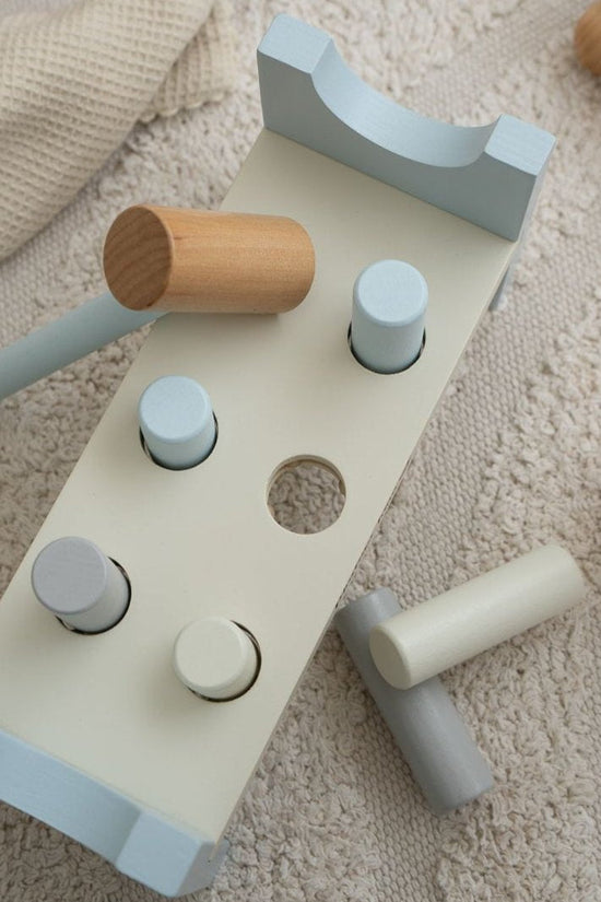 Blue Peg Hammer Bench