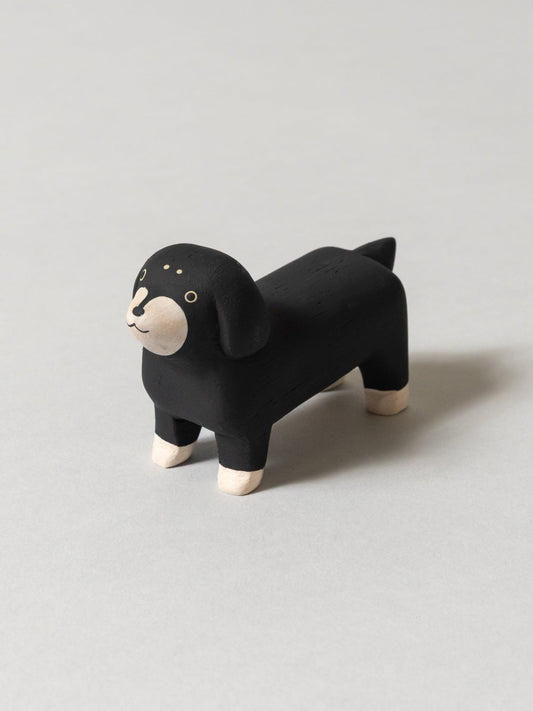 Wood Dachshund, Black
