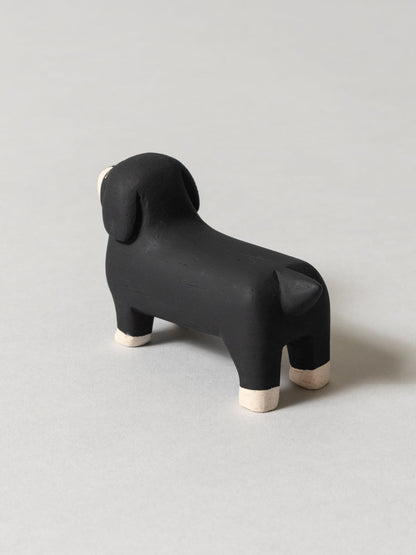 Wood Dachshund, Black