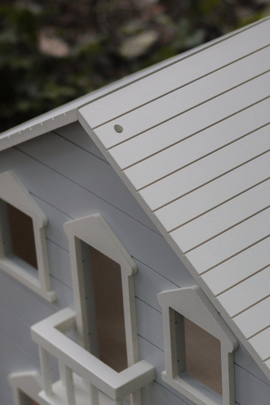 Grey Wooden Open Doll House
