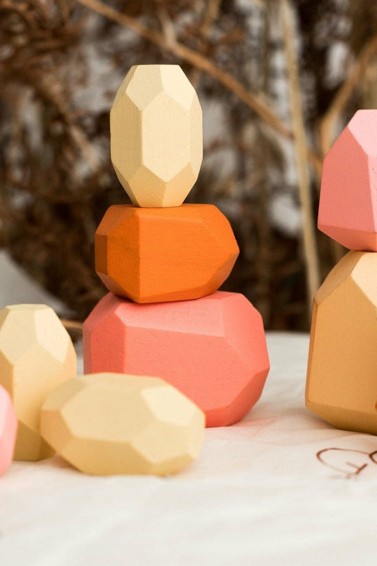 Wooden Stacking Stones