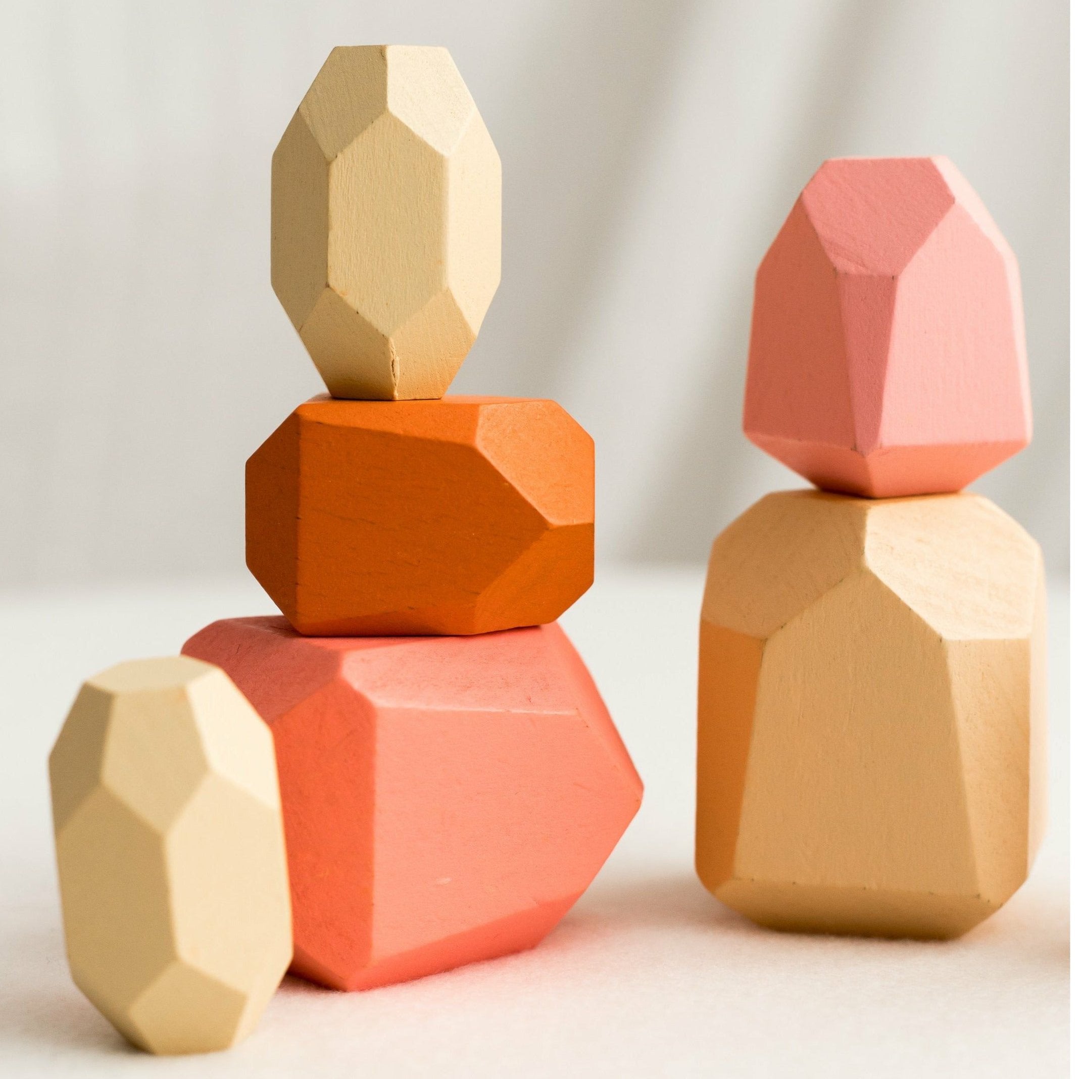 Wooden Stacking Stones