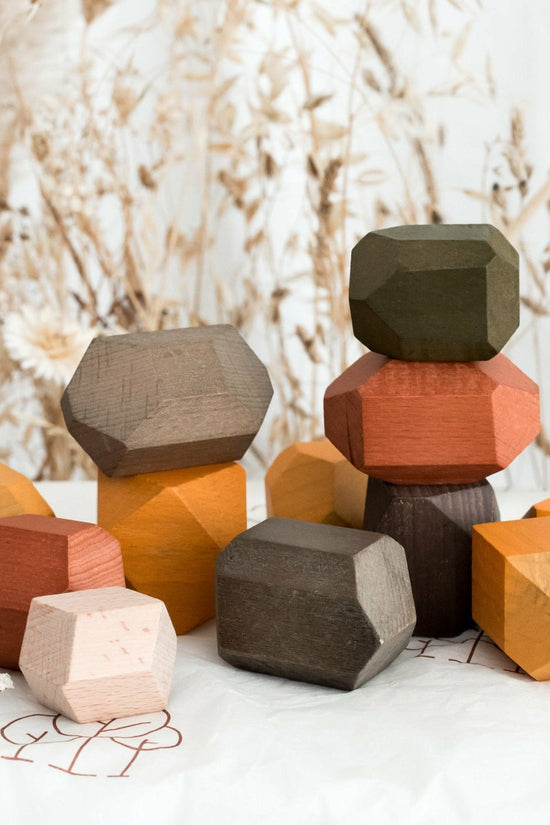 Wooden Stacking Stones