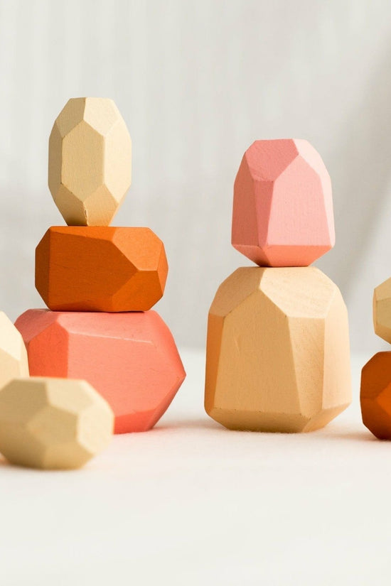 Wooden Stacking Stones