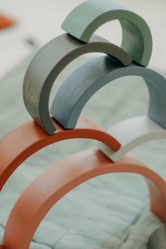 Earth Colours Stacking Rainbow Arch
