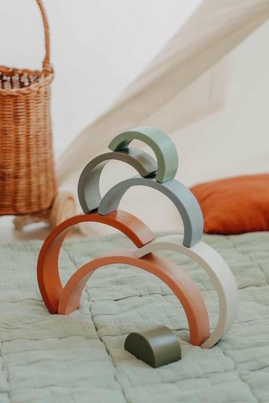 Earth Colours Stacking Rainbow Arch