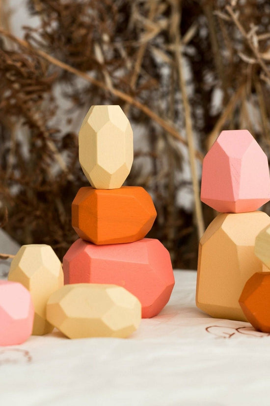 Wooden Stacking Stones