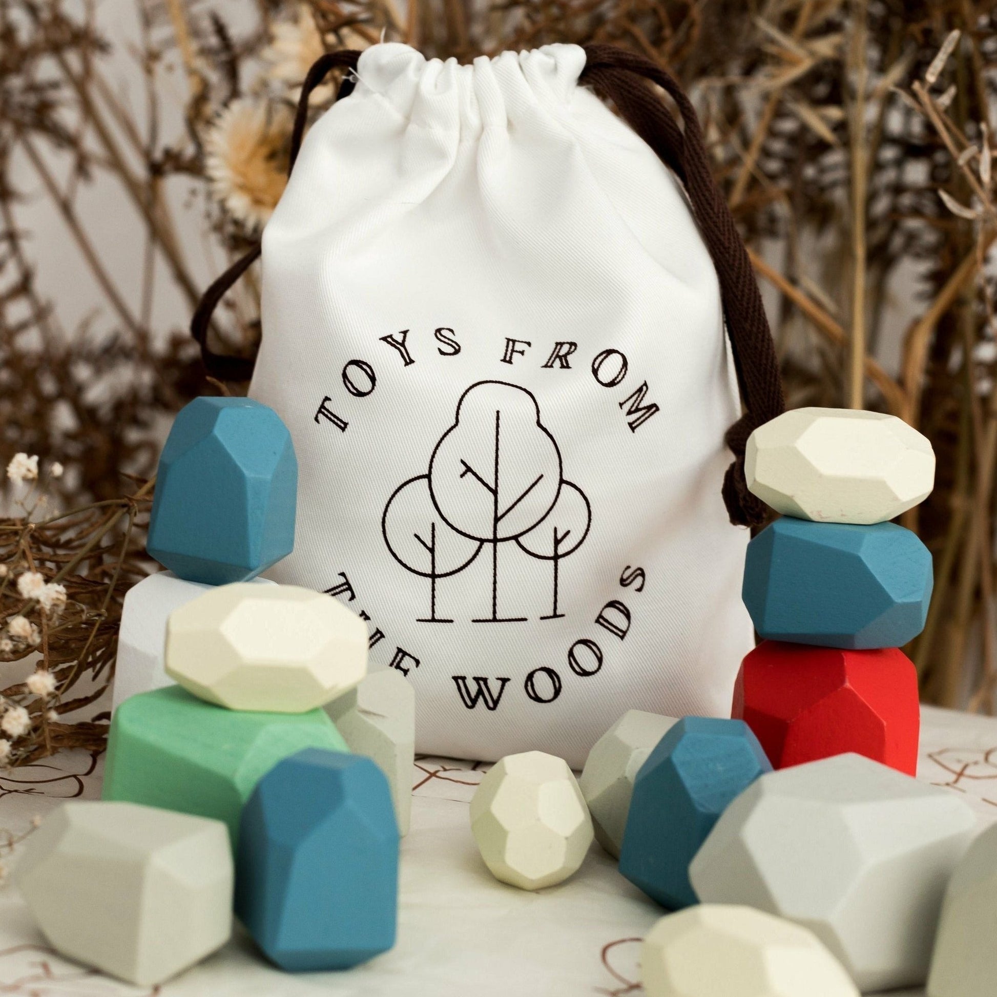 Wooden Stacking Stones