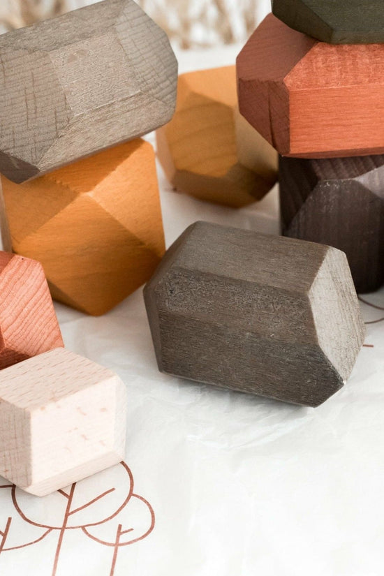Wooden Stacking Stones